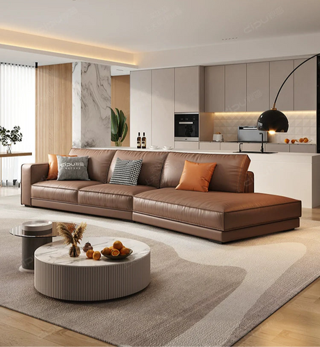 DIPU Sloane Modern Leather Sofa from DIPU