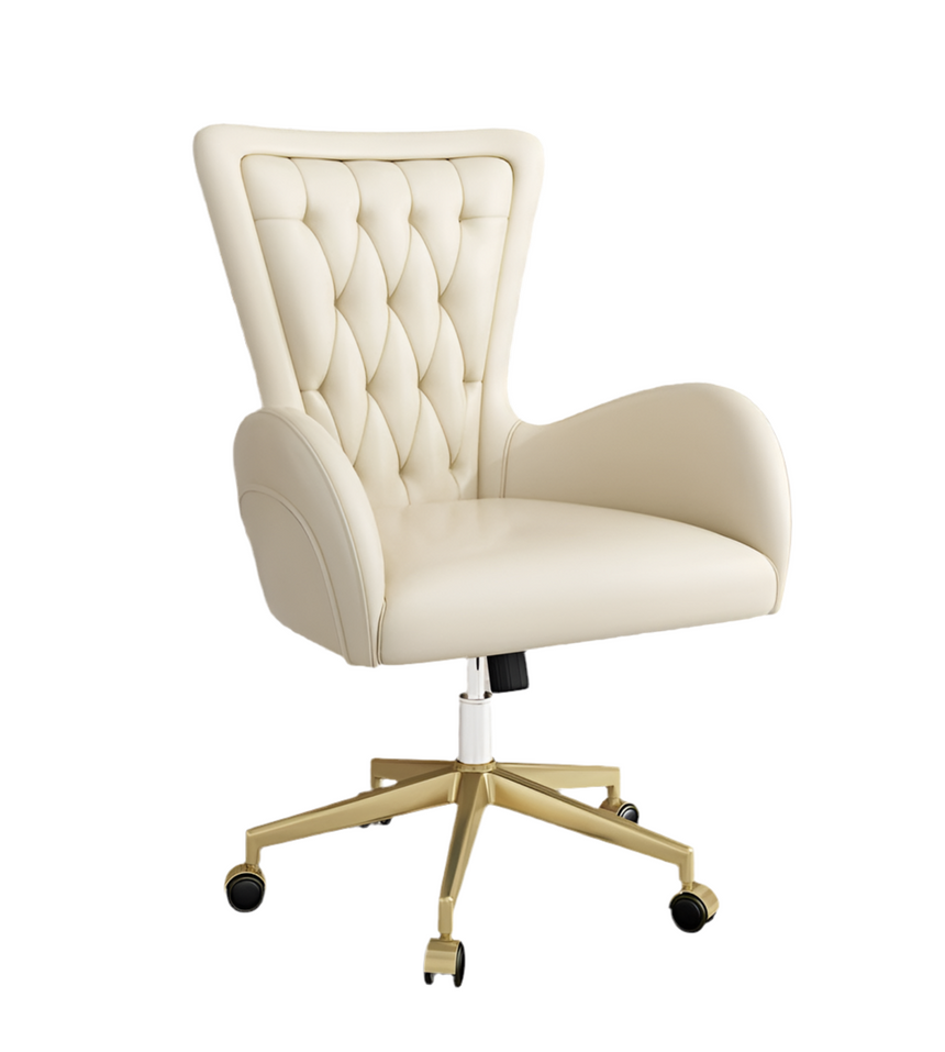 LATE AUTUMN Leather Office Desk Chair with High Back from LATE AUTUMN