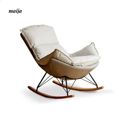 GENJI Eggshell Rocking Chair from GENJI
