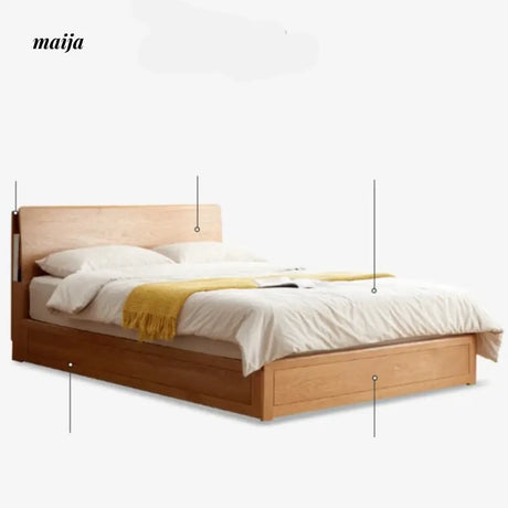 GENJI Grant Solid Wood Bed from GENJI