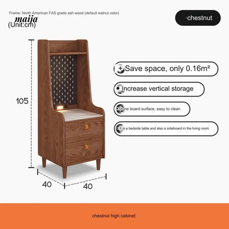 GUJI Solid Wood Tea Cabinet for Living Room from GUJI