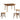 Retractable Solid Wood Dining Table for Small Space from maija