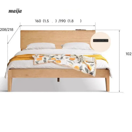 GENJI Idris Solid Wood Bed from GENJI