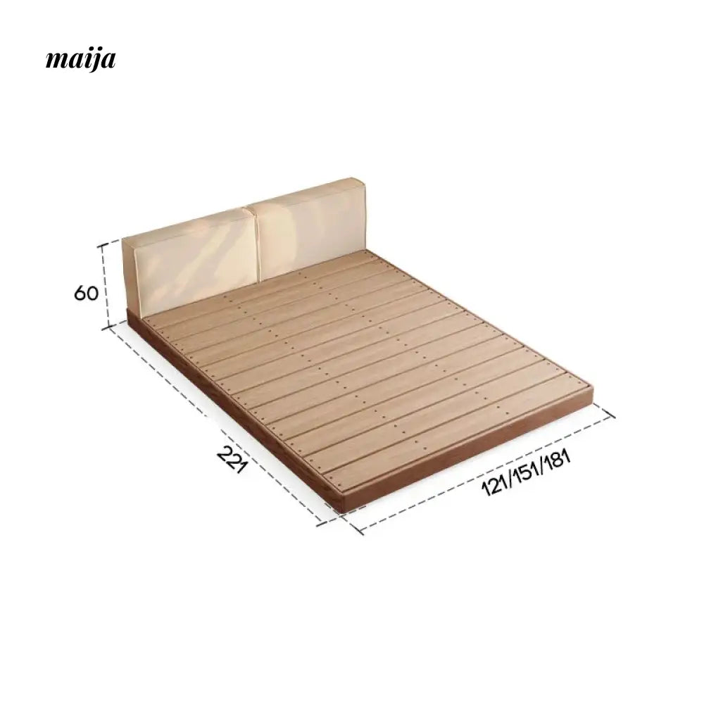 Tatami Solid Wood Platform Bed from AI