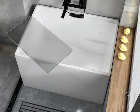 Mini Freestanding Rectangle Acrylic Bathtub from maija