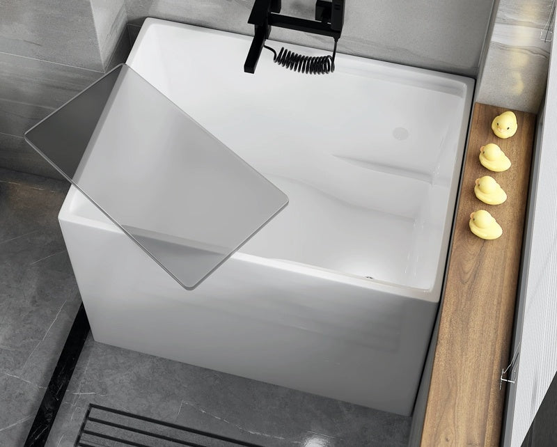 Mini Freestanding Rectangle Acrylic Bathtub from maija