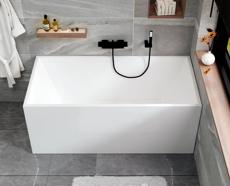 Mini Freestanding Rectangle Acrylic Bathtub from maija