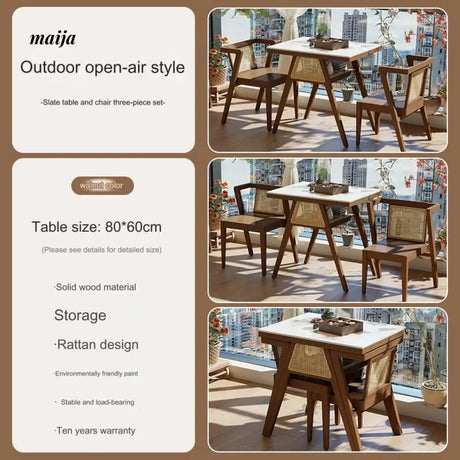 FUYUKI Valdez Compact Dining Set from FUYUKI