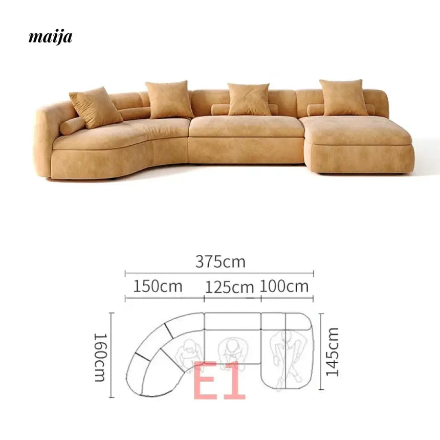 NAVI Emelie Curve Sofa from NAVI