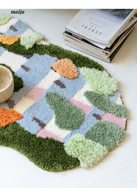 Monet Blooming Garden Rug from maija