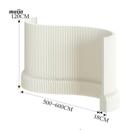 SHIBA Paper Flexible Partition Wall with Ledge from maija