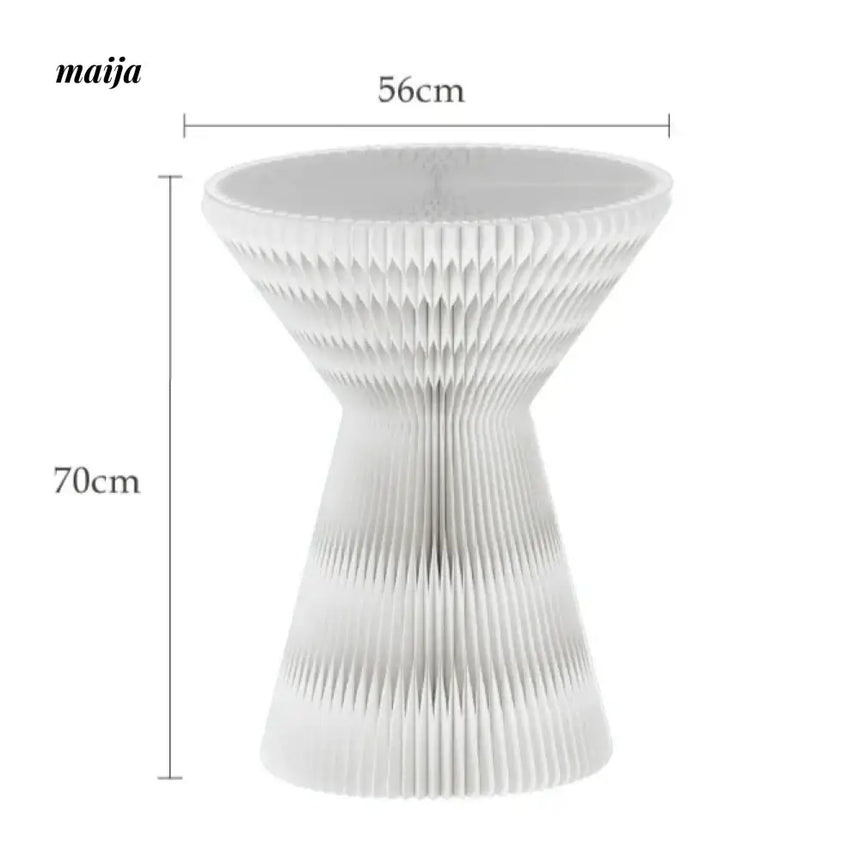 SHIBA Paper Foldable Honeycomb Round Side Table