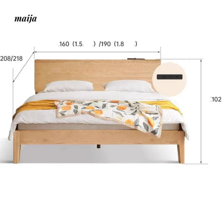 GENJI Idris Solid Wood Bed from GENJI