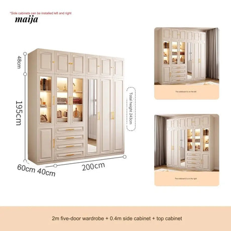 White Retro French Style Wardrobe from maija