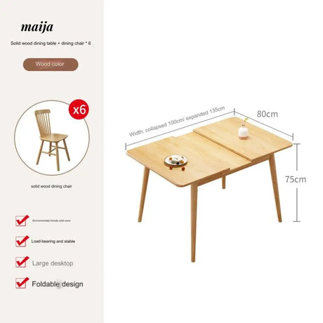 FUYUKI Extendable Dining Table from FUYUKI
