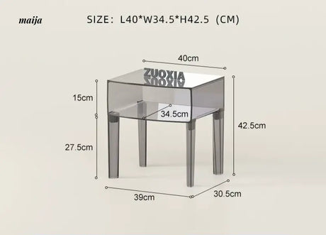 LOWERLEFT Acrylic Minimalist Bedroom Cabinet from HOBBYTREE