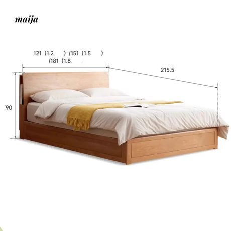 GENJI Grant Solid Wood Bed from GENJI
