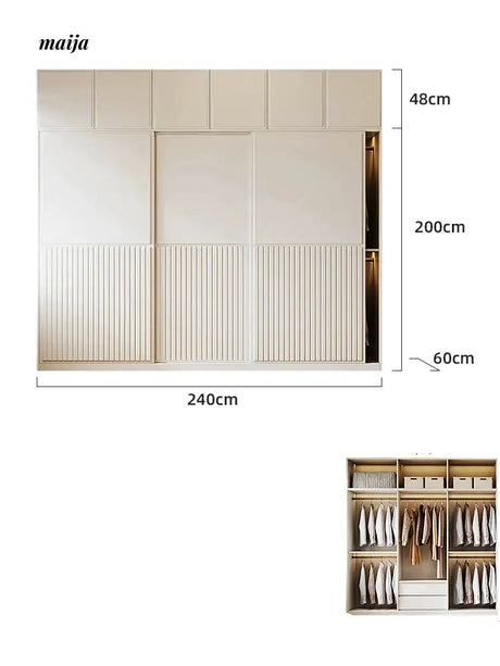 Castaneda Sliding Door Wardrobe from maija