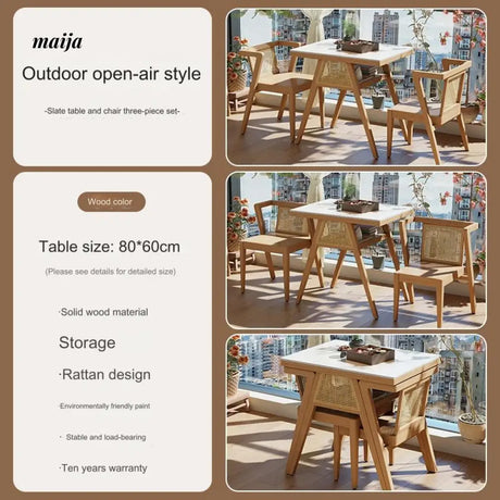 FUYUKI Valdez Compact Dining Set from FUYUKI