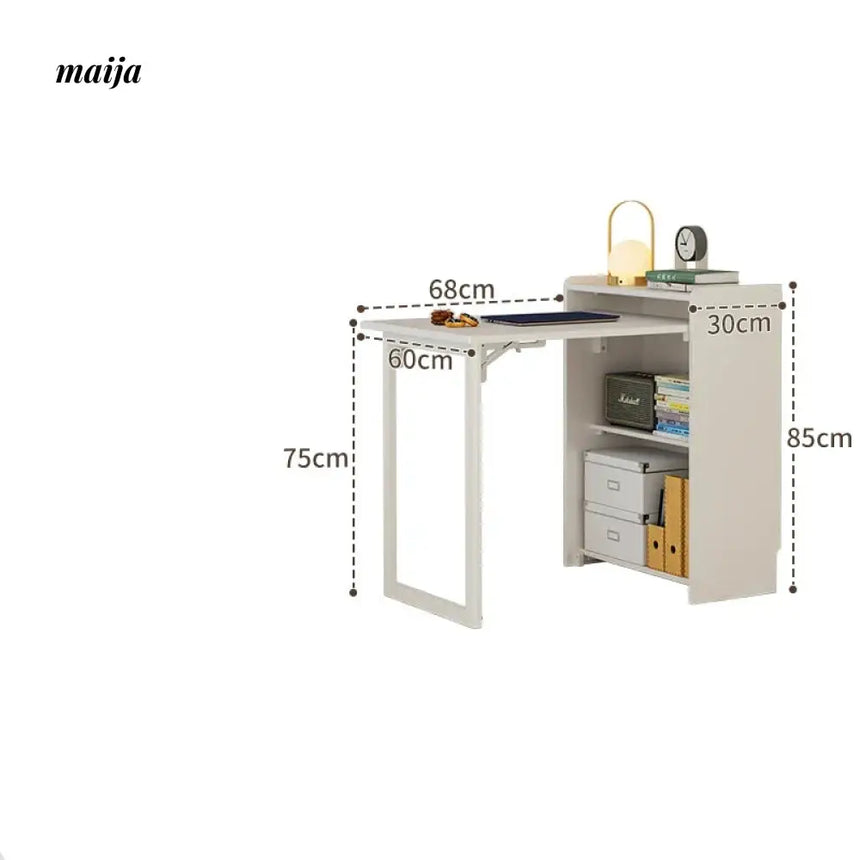 FUYUKI Wako Foldable Office Desk and Shelf from FUYUKI