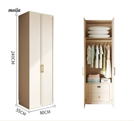 MEIHOUSE French Cream Bedroom Large Top Storage Wardrobe from MEIHOUSE
