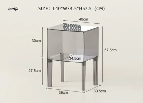 LOWERLEFT Acrylic Minimalist Bedroom Cabinet from HOBBYTREE