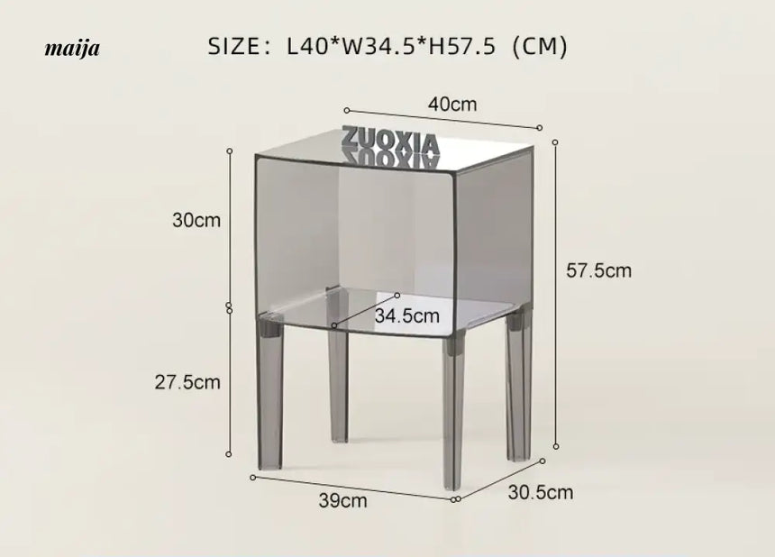 LOWERLEFT Acrylic Minimalist Bedroom Cabinet from HOBBYTREE