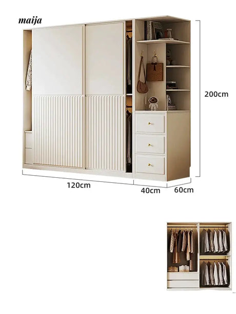 Castaneda Sliding Door Wardrobe from maija