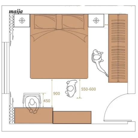 GENJI High Bunk Solid Wood Box Bed from GENJI