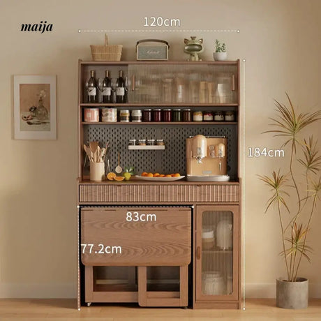 FUYUKI San Diego Retractable Dining Table and Cabinet from FUYUKI