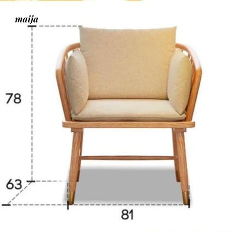 Candace Small Solid Wood Sofa from maija