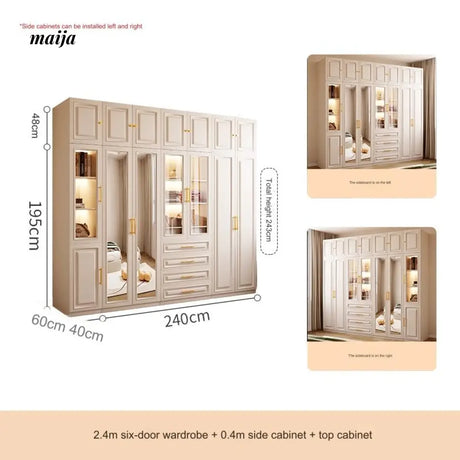 White Retro French Style Wardrobe from maija