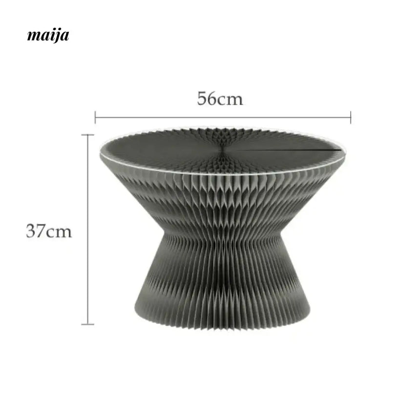 SHIBA Paper Foldable Honeycomb Round Side Table