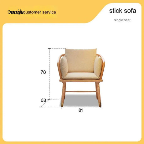 Candace Small Solid Wood Sofa from maija
