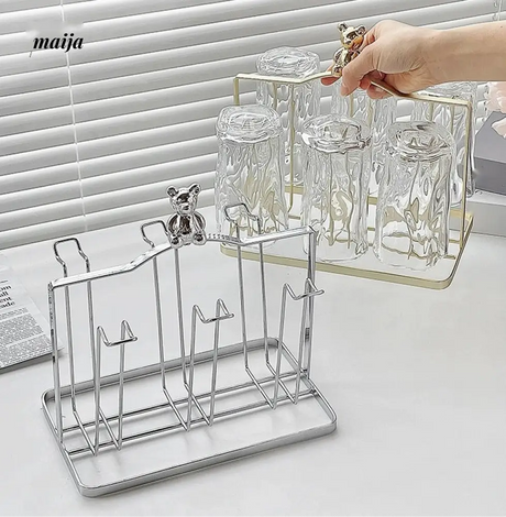 BANKE Cute Glass Holder Drying Rack from BANKE