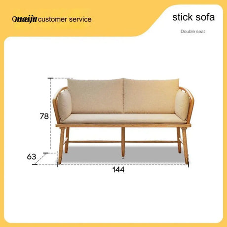 Candace Small Solid Wood Sofa from maija