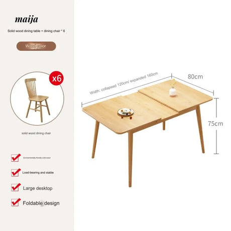 FUYUKI Extendable Dining Table from FUYUKI