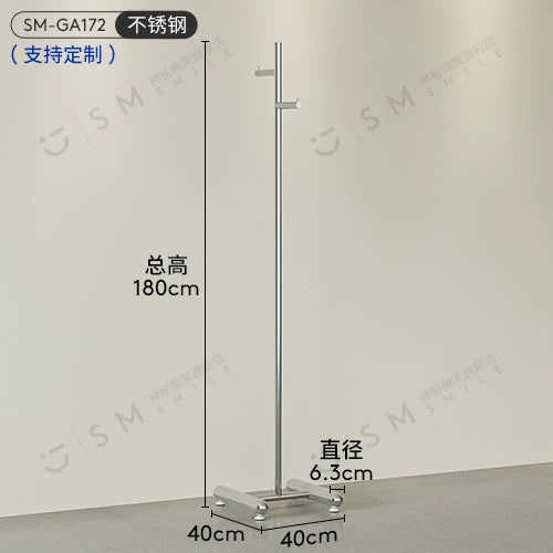 SM Henry Stainless Steel Clothing Hanger Stand from SM