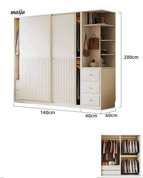 Castaneda Sliding Door Wardrobe from maija
