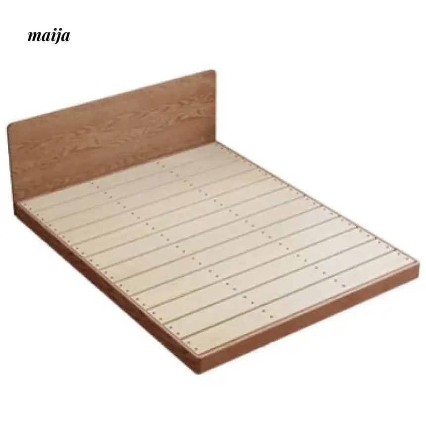 Japanese Tatami Solid Wood Platform Bed from AI