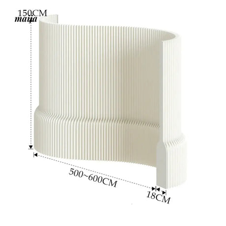 SHIBA Paper Flexible Partition Wall with Ledge from maija