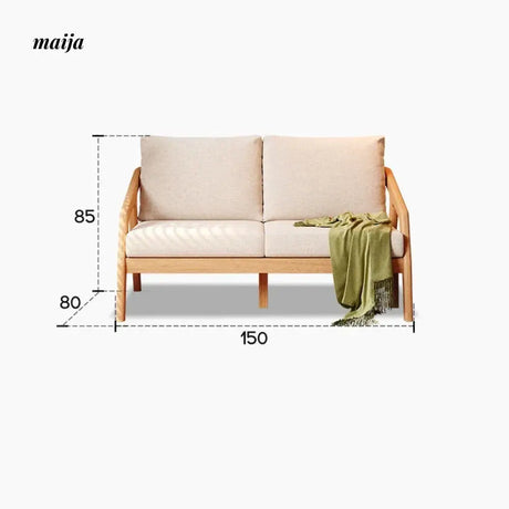 Mikolaj Solid Wood Sofa from AI