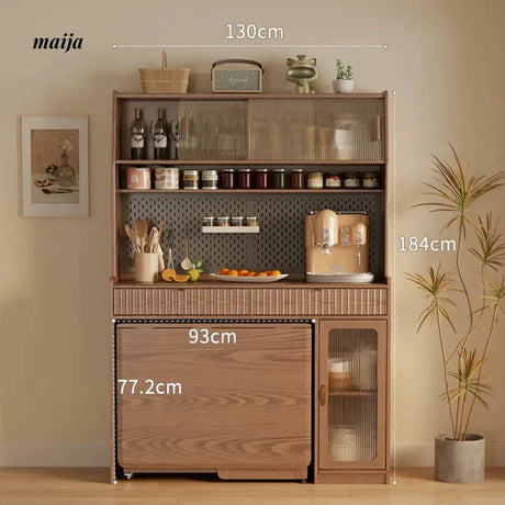 FUYUKI San Diego Retractable Dining Table and Cabinet from FUYUKI