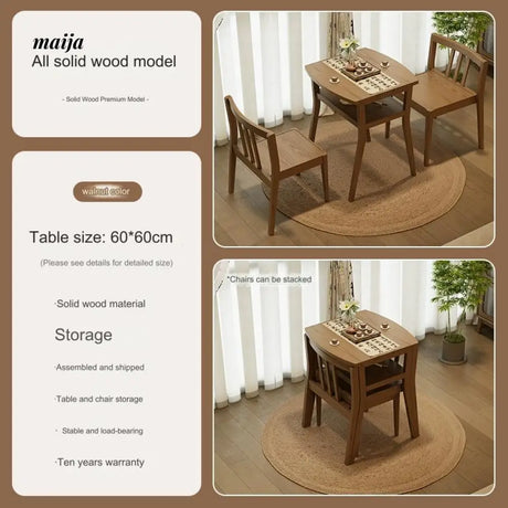 FUYUKI Valdez Compact Dining Set from FUYUKI