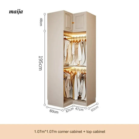 White Retro French Style Wardrobe from maija