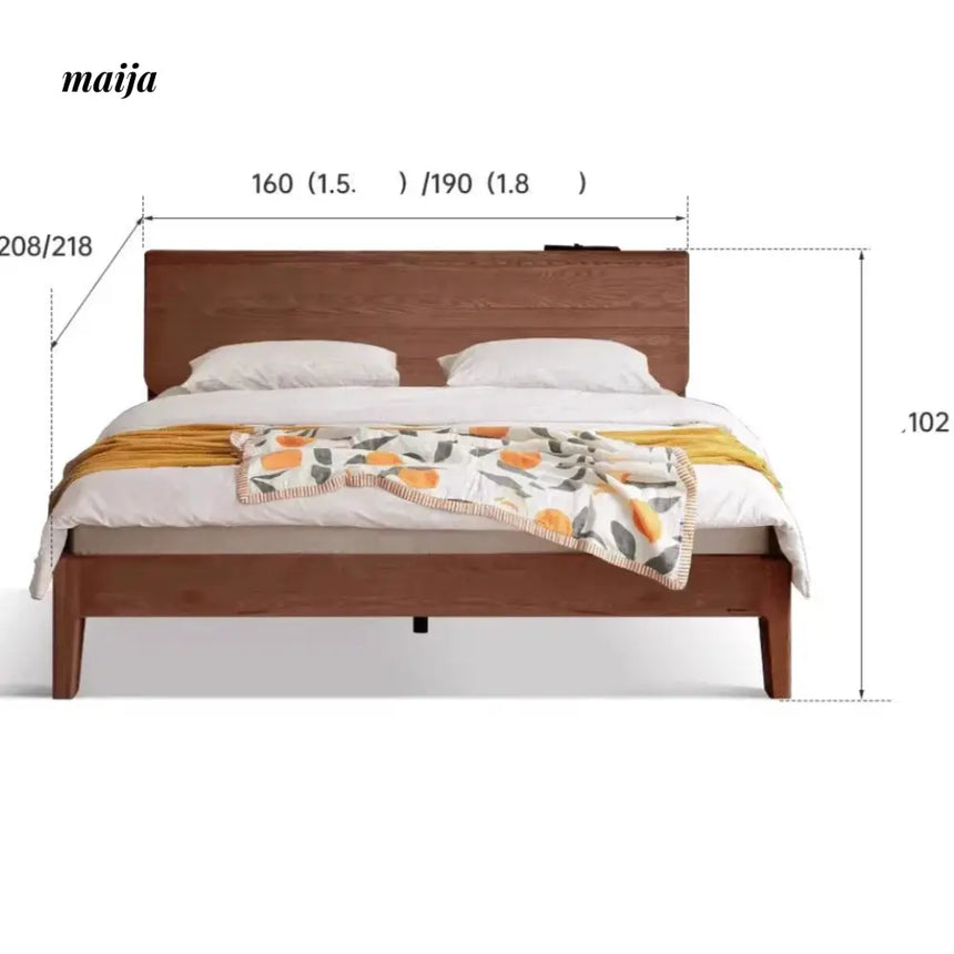 GENJI Idris Solid Wood Bed from GENJI