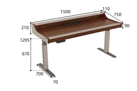 Rialto Electric Lift Desk from WZO