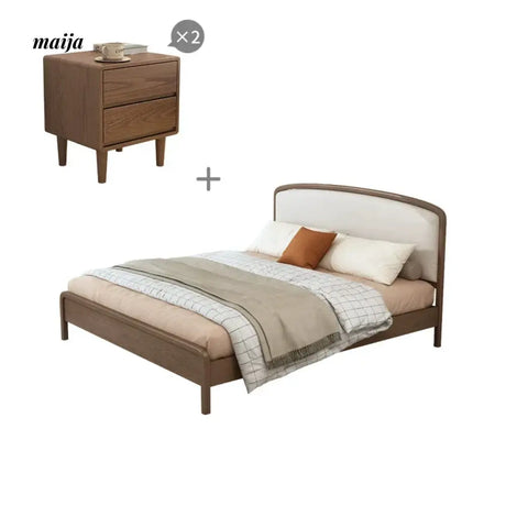 FUYUKI Jacksonville Solid Wood Bed from FUYUKI