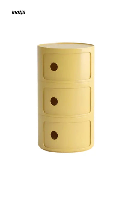 PUMPKIN BOX Round Minimalist Bedside Table from PUMPKIN BOX
