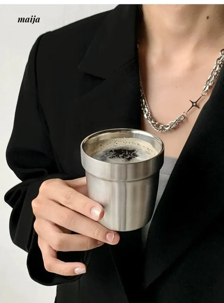 BANKE Stainless Steel American Coffee Metal Cup from BANKE